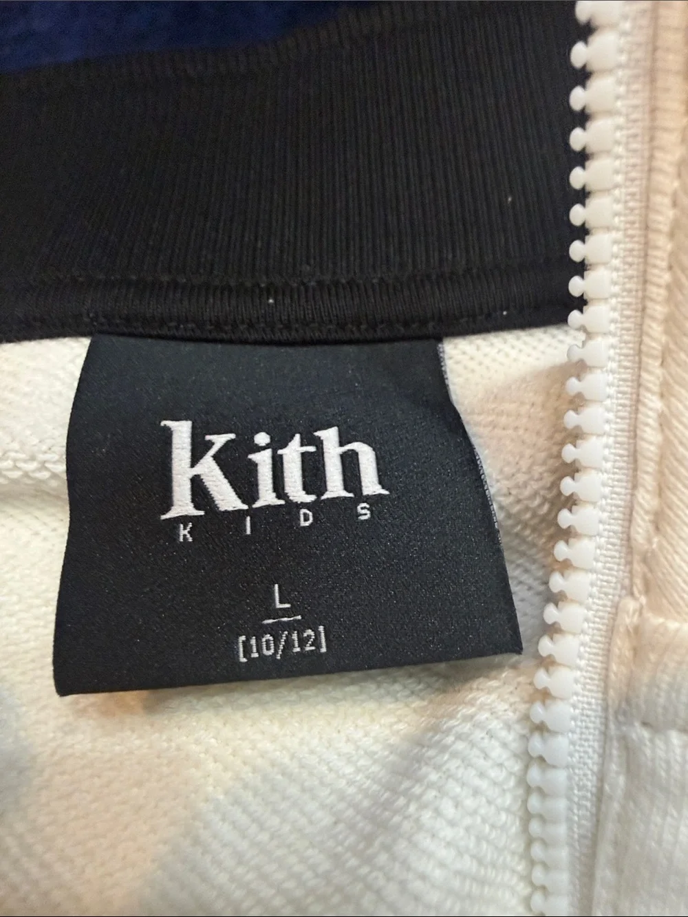 Kith Cream Kids Sweatshirt & Sweatpants with Red and Blue Logo